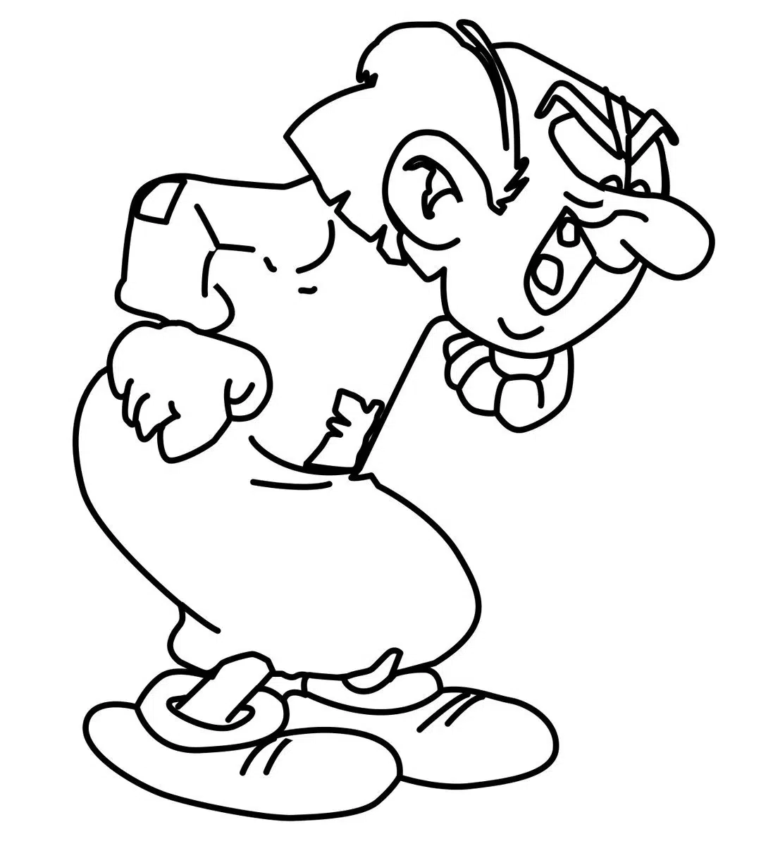 Gargamel boyama sayfası