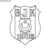 Beşiktaş 1903 Logo boyama sayfası