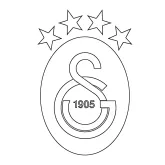Galatasaray 1905 Logo boyama sayfası