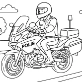 Polis Motor boyama sayfası