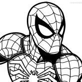 Spiderman Maceraya Hazırlanıyor boyama sayfası