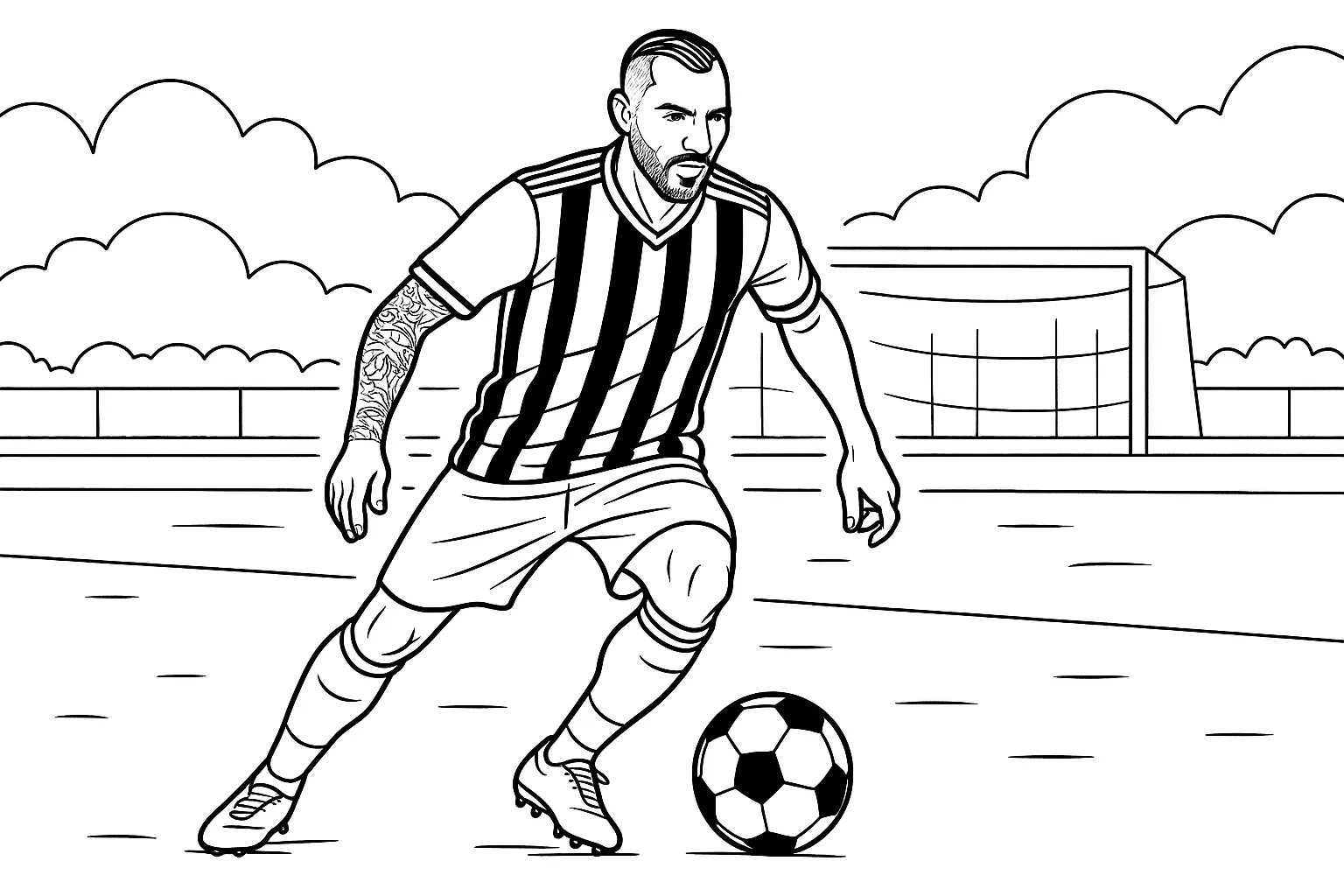 Quaresma Q7 Beşiktaş boyama sayfası