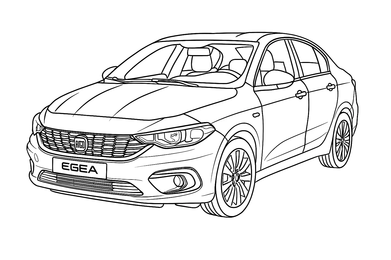 Fiat Egea boyama sayfası