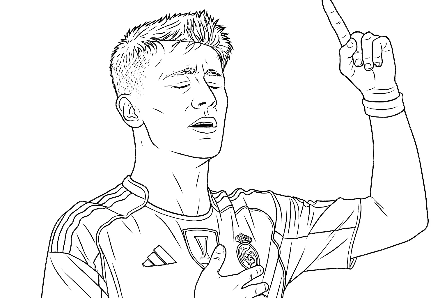 Arda Güler boyama sayfası